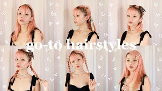 8 Go-To Easy & Cute Everyday Hairstyles + Favorite Hair Accessories