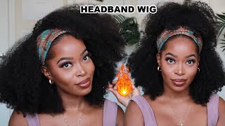 This Headband Wig Looks Like Real Natural Hair No Work Needed | The Best Ft Hergivenhair