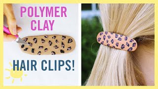 Diy | Adorable & Easy Clay Hair Clips!