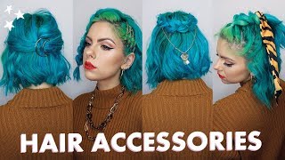 Short Hairstyles With Hair Accessories