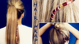Best Hair Wrap Tutorial | Fast And Simple Hair Accessories Diy