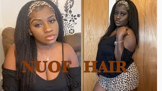 Amazon’S Most Natural  Headband Wig For Natural Hair And African American Women | Nuof Headband Wig