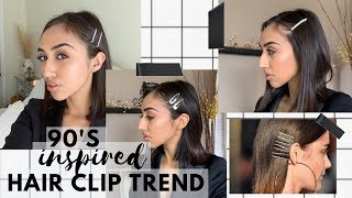 90'S Inspired Hair Clip Trend