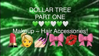 Dollar Tree Haul Part 1! | Makeup And Hair Accessories | Name Brand & New Finds | July 4-5, 2020