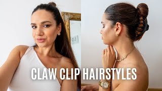 Easy Claw Clip Hairstyles: 90S, French Twist, Half Up