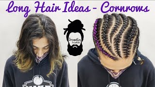 Boy With Long Hair Transformed Into Cornrows | Christmas Hairstyles | Low Budget | Festive | Mumbai