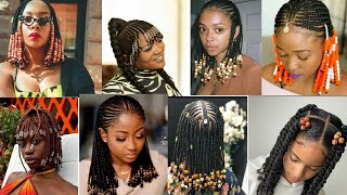 Braids And Beads Hairstyles Compilation For Black Women 2021/2022 Trends | Julia Beauty And Style