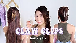 Hairstyles Using A Claw Clip (Super Easy!!) | Mongabong