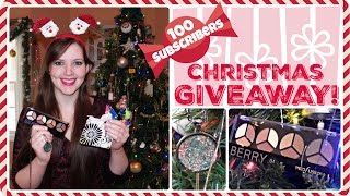 [Closed] Giveaway! 100 Subscribers + Christmas - Jewelry, Makeup, & Hair Accessories - Contest