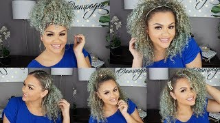 Easy Curly Hair Styles / Using Hair Accessories