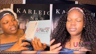 The Best Curly Headband Wig ‼️ Ft. Unice Hair |Box Opening Review|