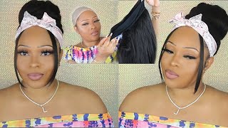 Headband Wig | It’S The No Lace Human Hair For Me | Beginner Friendly | Throw On & Go | Myfirstwig&#
