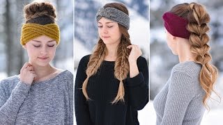 3 Easy Headband Hairstyles | Cute Girls Hairstyles