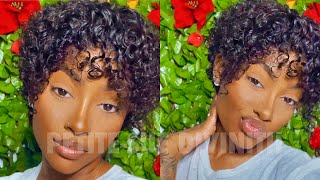 Gorgeous 8" Pixie Cut Curly Wig Ft. Youth Beauty Hair | Petite-Sue Divinitii