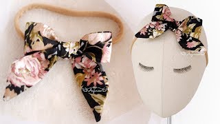 Cotton Hair Bow Headbands For Babies – Diy Bow Tie Headband