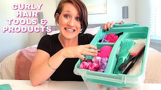How To Organize Hair Accessories, Products And Tools For Curly Hair