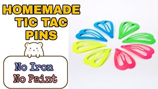 How To Make Hair Clips At Home | Easy Hair Accessories | Hair Clips Making #Shorts