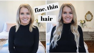 Amazon Hair Extensions On Fine, Thin Hair