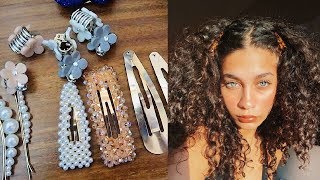 How To Fix 3Rd Day Curls With Accessories And No Product! Grwm Curly Hair | Jayme Jo