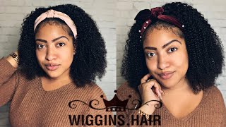 Big Natural Hair Vibes!! | Kinky Coily Headband Wig | Ft. Wiggins Hair