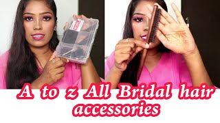 #Bridalmasterclass  A To Z Bridal Hairstyle Accessories In Tamil Small Hair Accessories