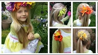 Diy:Floral Accessories!!Flower Crown,Hair Clips And More!!!!