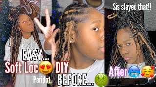 My First Time Doing Soft Locs On My Natural Hair Fail?! |Vickey Cathey