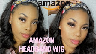 Affordable Headband Wig From Amazon | Boujie On A Budget| Catti Hair
