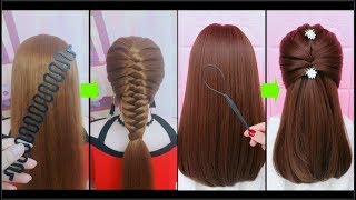Top 12 Amazing Hairstyles  At Home ♥️ Hairstyles Tutorials ♥️ Easy Hairstyles With Hair  Accessories