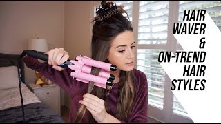 Using A Hair Waver For On-Trend Hairstyles!