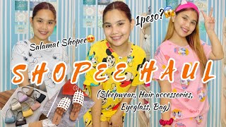 Shopee Haul ( Sleepwear, Bag, Hair Accessories) || Alexies Quendan