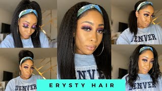 Very Natural Kinky Headband Wig || Erysty Hair || Amazon Prime