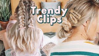 How To Wear Trendy Hair Clips - Kayleymelissa
