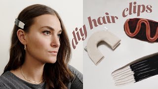 Easy Diy Clay Hair Clips | Polymer Clay Ideas