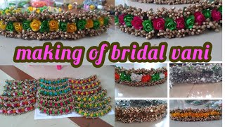 Beautiful Flower Brooch/Bridal Veni Making In 5Mins At Home/Hair Accessories.