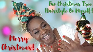 I'Ve Turned My Hair Into A Fun Christmas Treeusing Braiding Hair & Hair Colour Wax! Christmas 2