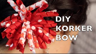 Diy Korker Hair Bow | How To Make A Korker Ribbon Bow
