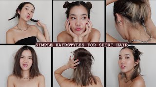 My Daily Hairstyles | Easy Ways To Style Short Hair✨