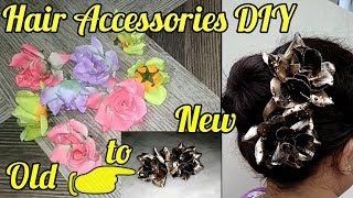 Diy Best, Simple, Beautiful And Amazing Hair Accessory Making At Home || Best Out Of Waste ||