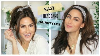 Easy Headband Hairstyles !