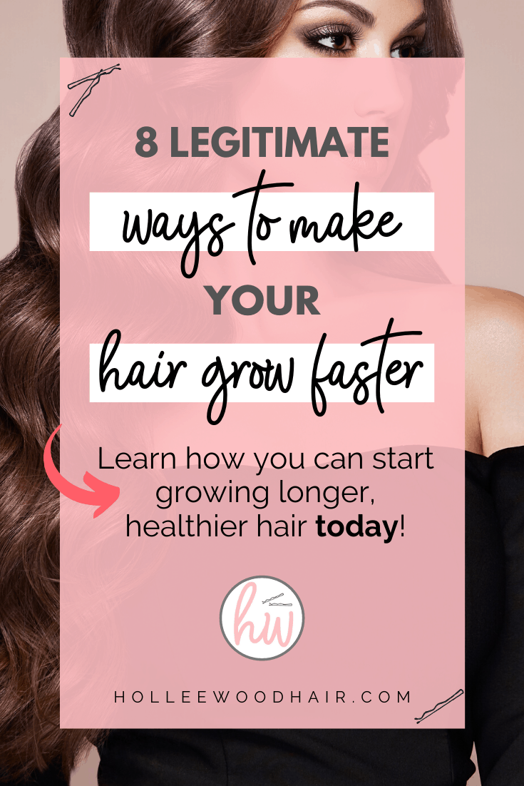 Does it seem like your hair takes forever to grow? These 8 actionable tips really make hair grow faster! The first thing you should do is...
