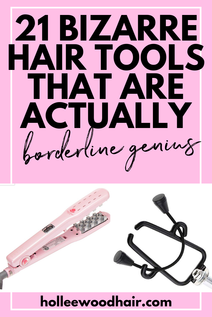 There are some really weird hair tools on the market, and their unconventional design just might be the key to perfect hair. You'd have to see 'em to believe 'em.