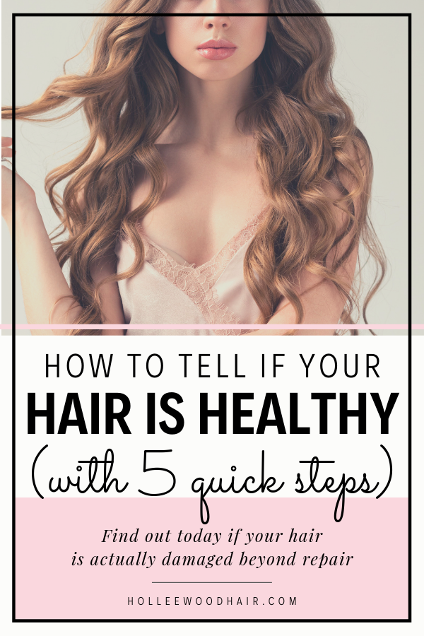 Is your hair trashed beyond repair? Do you even know how to check? Use these tricks to learn how to tell if your hair is healthy or not...