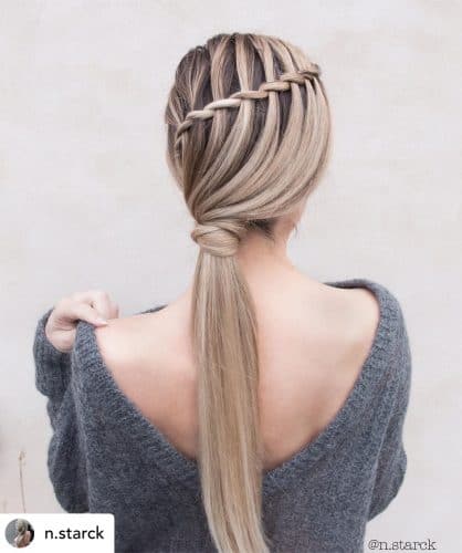 Wrapped-up side ponytails are the perfect summer hairstyle!