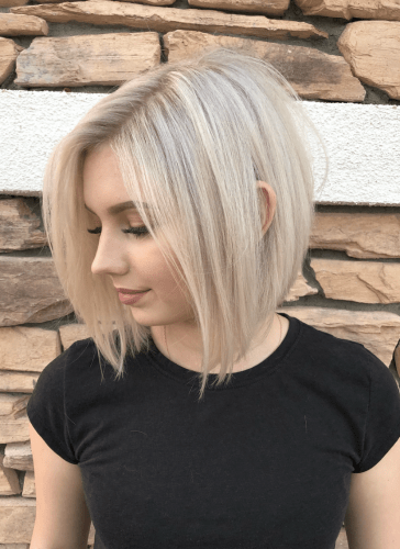 Beautiful blonde concave bob. Do you know what the different types of bobs are?