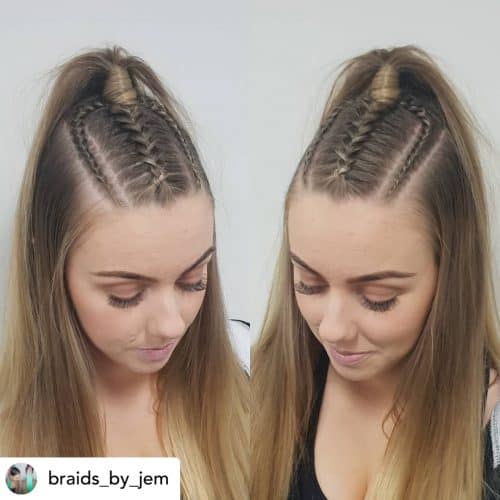 Top braids are the perfect hairstyle for school! Check out 10 ridiculously cute and easy back to school hairstyles!