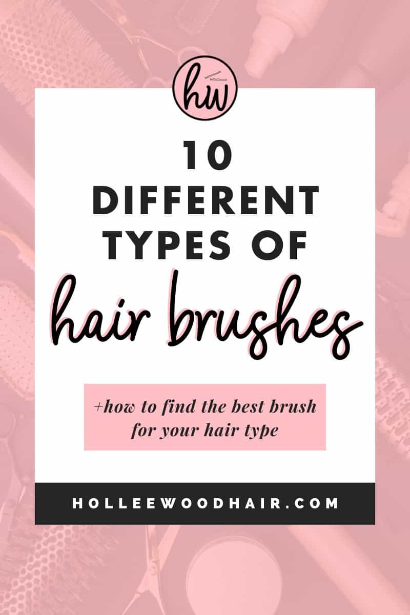 Have you ever wondered what all of the different types of hair brushes are used for?  There are many different types and they all have a different purpose. Do you know what they are?