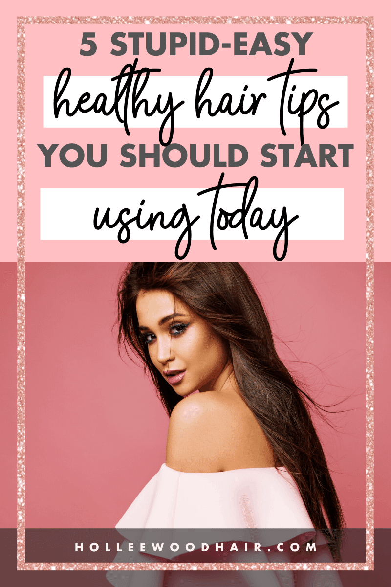 Your hair is one thing that everyone else notices, so take care of it! Here are 5 incredibly easy healthy hair tips you can start using today!