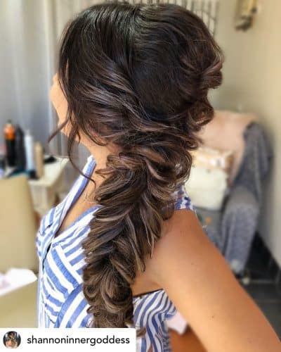 Side fishtail braids are the perfect summer hairstyle!