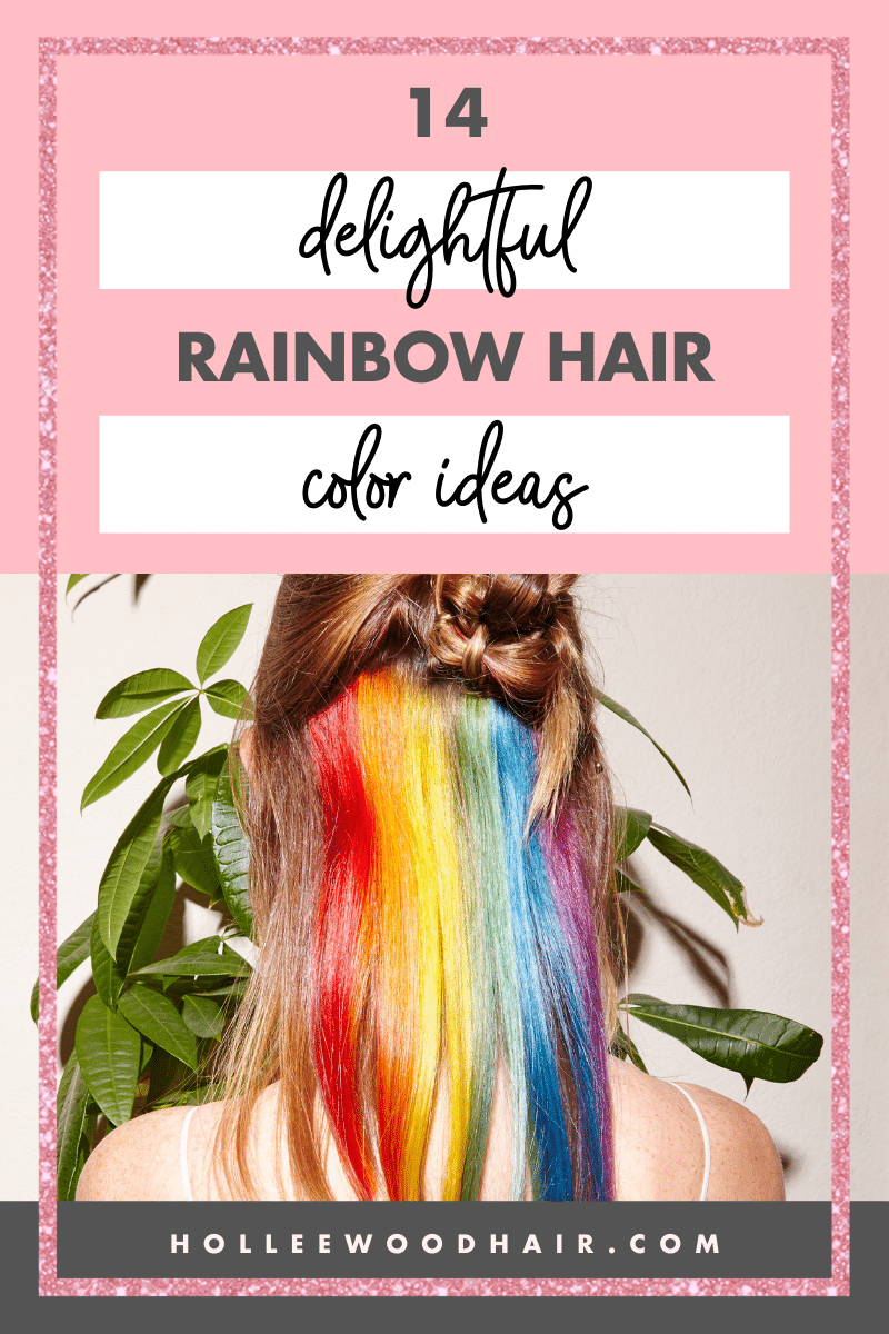 Rainbow hair is one of the most beautiful hair trends of the past decade. Here are 14 of the cutest rainbow hair color ideas on the planet...